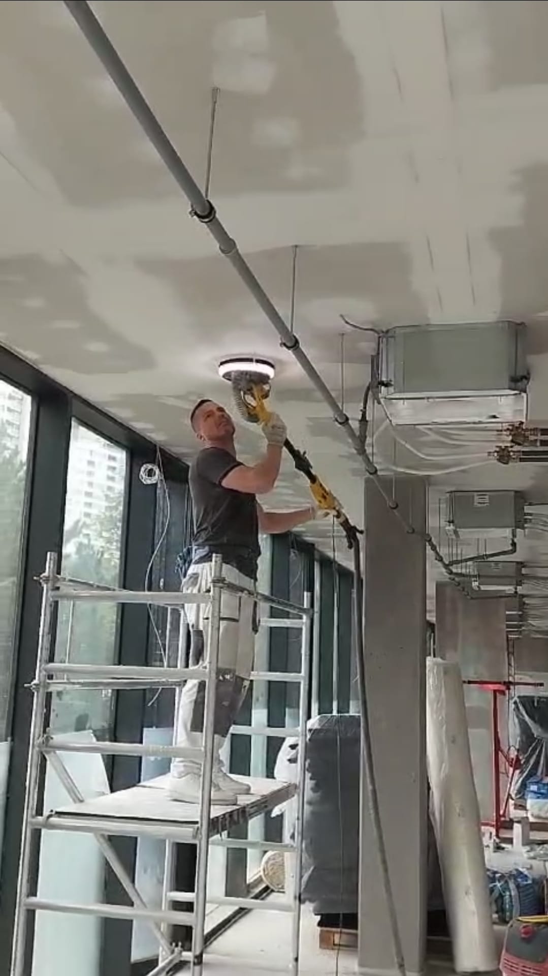 Brúsenie sadrokartónu